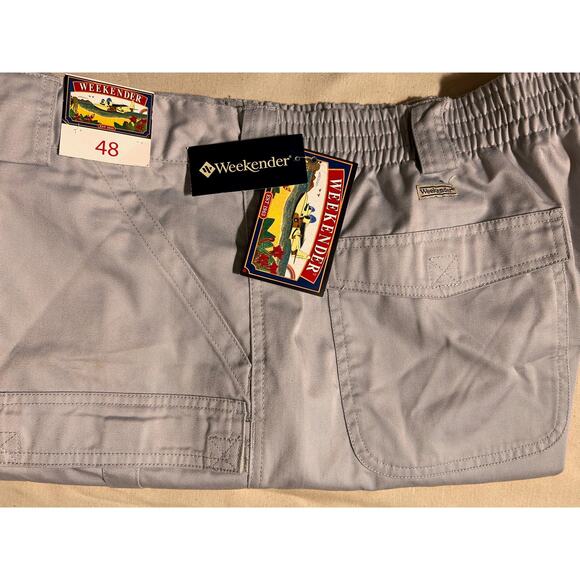 Weekender Mens "Trader" Cargo Shorts NWT Size 48 Light Grey Casual, sports - Picture 5 of 5